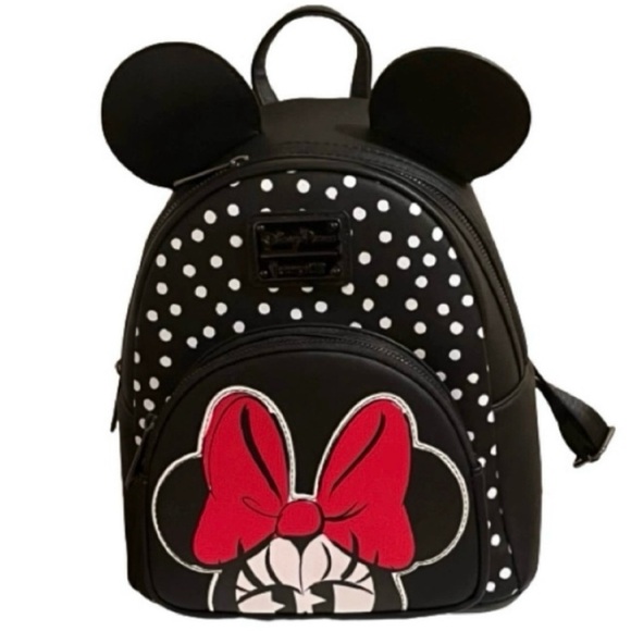 ♥️HOST PICK♥️- NWT-Loungefly Disney Parks Minnie Mouse Polka Dot Backpack. - Picture 1 of 10